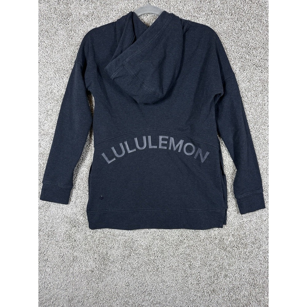 Lululemon‎ Cut Above Hoodie Graphic Expression Black Pullover Women's 6